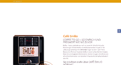 Desktop Screenshot of cafe-emilio.com